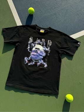 Bape Lightning Tee Black